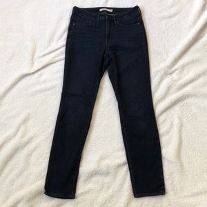 Athleta Sculptek dark blue skinny jeans